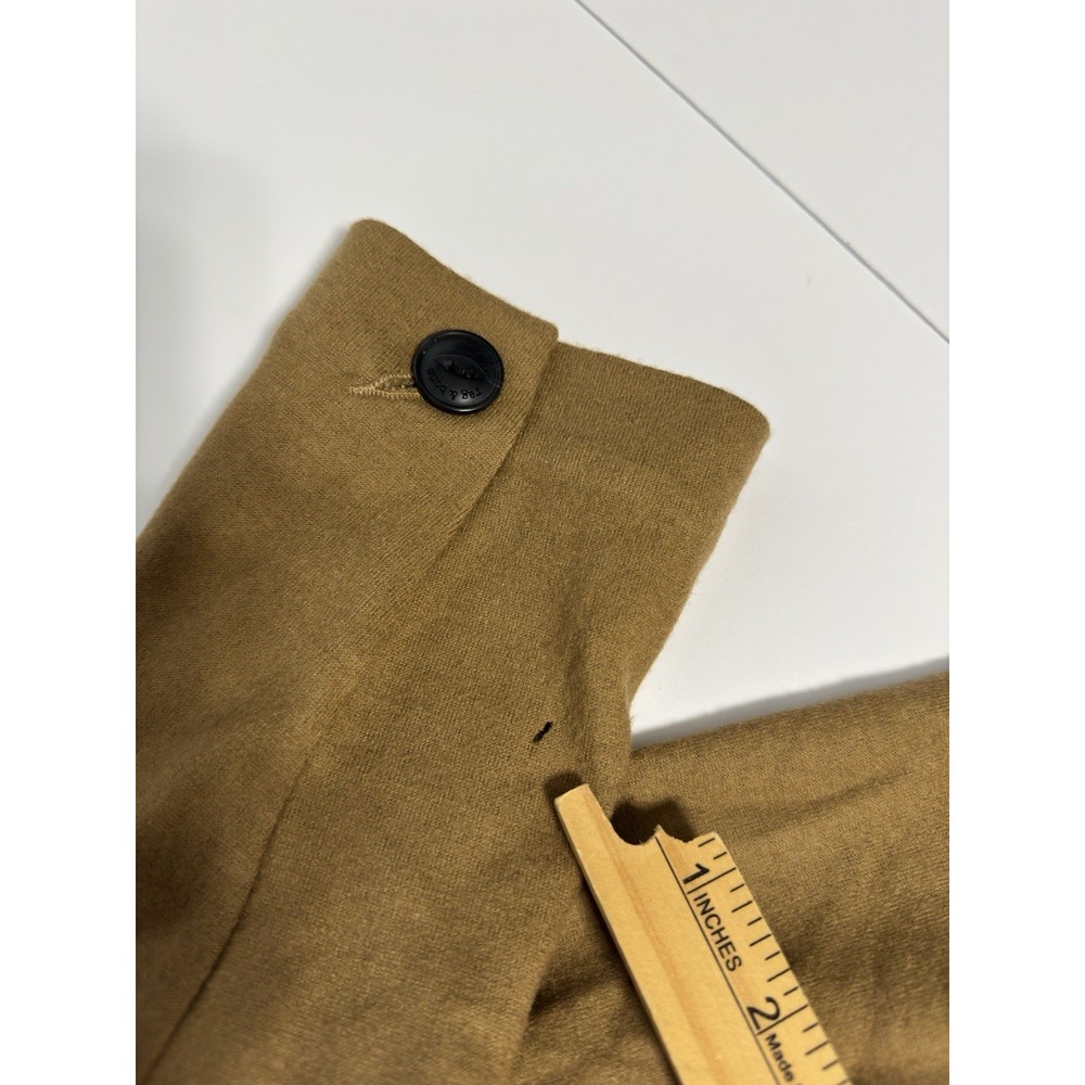 MSRP $598 Rag & Bone Slade Blazer Jacket Coat Dark Camel 100% Wool Women's Sz 4 - Picture 14 of 15